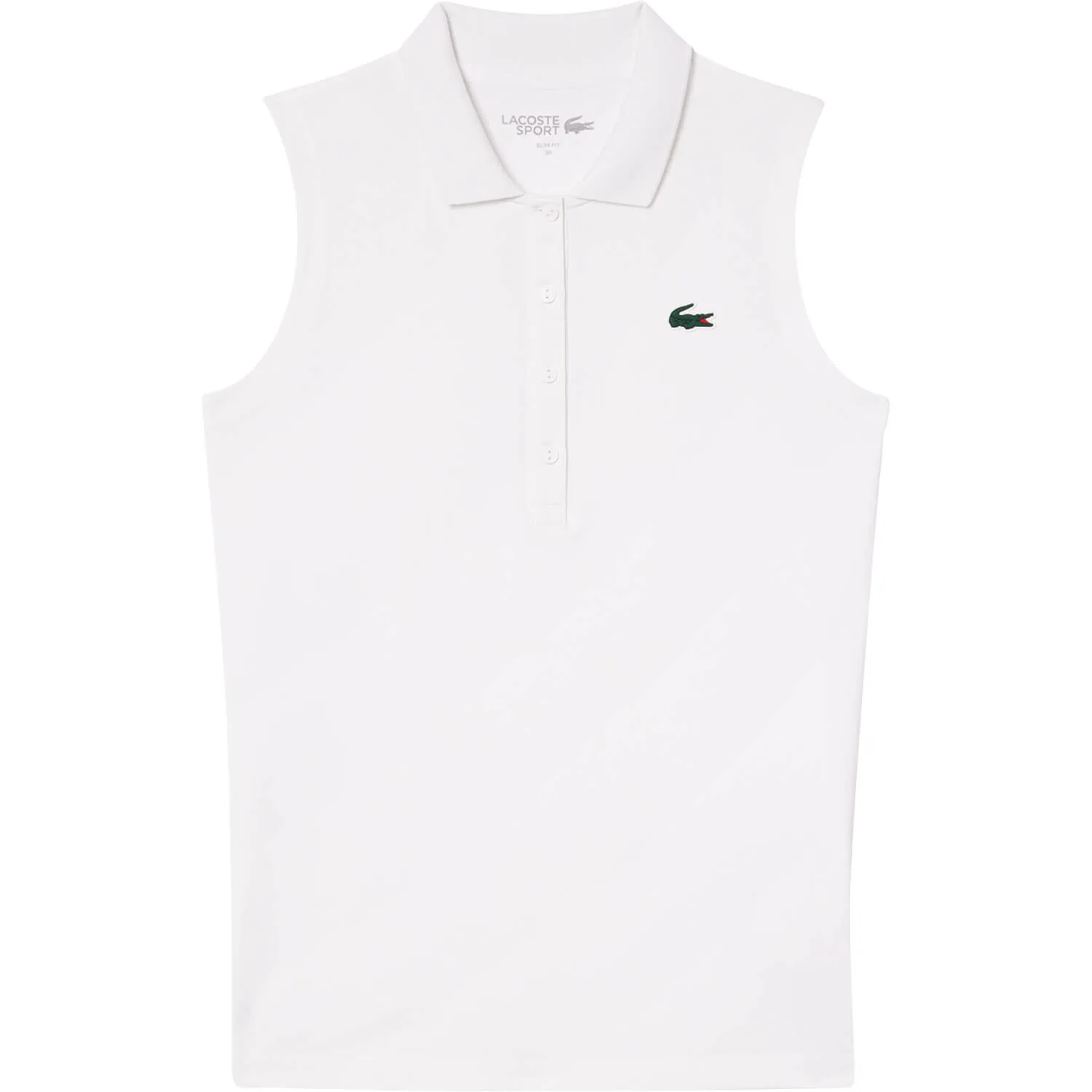 Polo Classic Performance, ärmellos, weiss 44 - Lacoste - FashionsVida