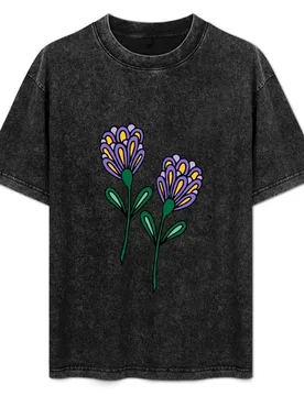 Purple Chrysanthemums Floral Pattern Purple Blooms T-Shirt Athletic Quick Dry T-Shirt for Men - Aliexpress - FashionsVida
