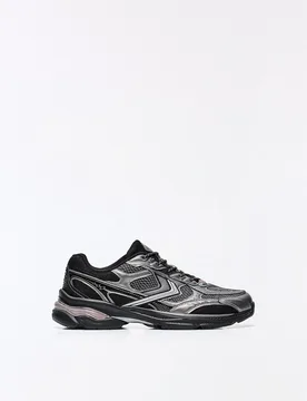 Sportif Détail Asymétrique 44 Noir - Bershka - FashionsVida