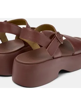 Sandalias de tacón de mujer de piel tasha - Camper - FashionsVida