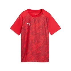 Kinder Trikot teamFINAL Graphic - Rouge - unisex - Size: 8 ans