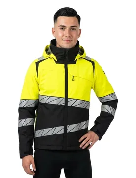 Veste D´hiver Accelerate Safe Dark Navy / Hi-Vis Yellow 4XL - MASCOT - FashionsVida
