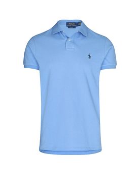 Polo Slim Fit azul claro L