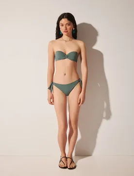 Braguita bikini con textura y lurex de mujer - Easy Wear - FashionsVida
