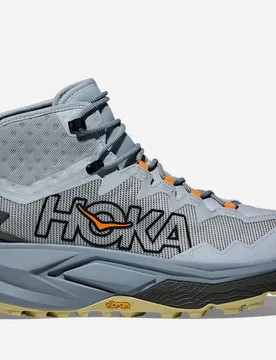 Men's Mafate Hike Hiking Shoes in Mineral Blue/Tumeric, Size 8.5 - HOKA - FashionsVida