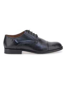 Scarpe Stringate in Vera Pelle 566 41