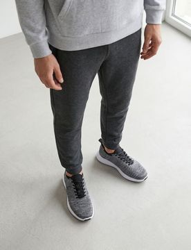 Sneakers con lacci e tomaia in mesh - grigio chiaro