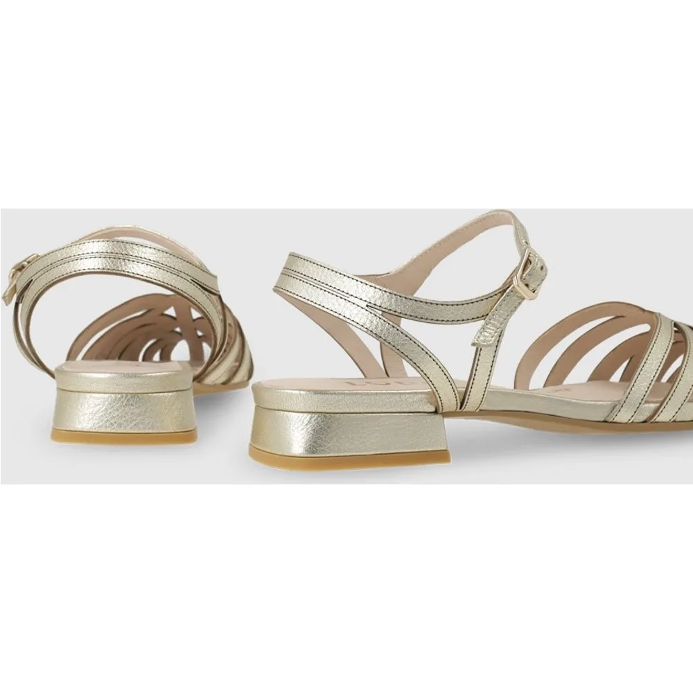Sandalias de mujer en piel tipo cangrejera - Lodi - FashionsVida