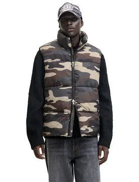 Gilet Cover Aop Black / Aop S