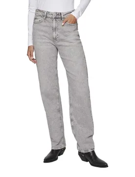 Jeans A Vita Alta Freya Jaf Grey Denim / Wash Grey 236 34 - Vila - FashionsVida