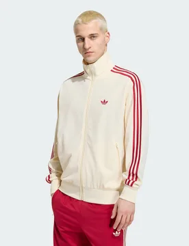 Giacca da allenamento Firebird XS Warm Vanilla / Team Victory Red - Adidas - FashionsVida