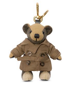Mini Bear Keychain, 13.5 cm Cashmere Trench Jacket