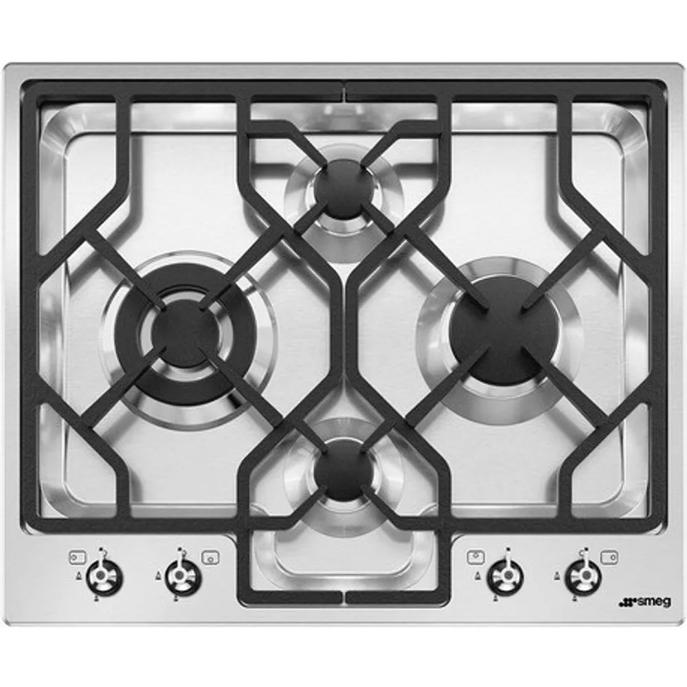 Placa gas 4 quemadores - PGF64-4 - Smeg - FashionsVida