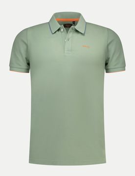 Poloshirt mit Logo Grün 4XL