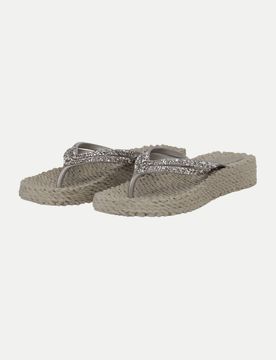 Flip Flop mit Platform Beige 40
