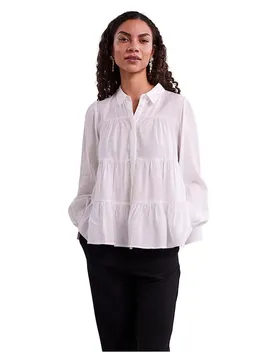 Camicia A Maniche Lunghe Pala Star White 2XL