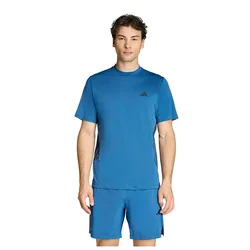 T-shirt à Manches Courtes Tech Essentials Workout 3 Stripes Dusky Petrol 2XL