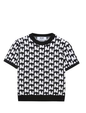 MSGM Maglie Black/white