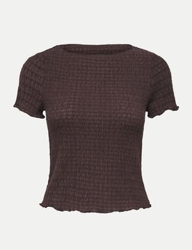 Only Crêpe Shirt ONLILSE Braun S