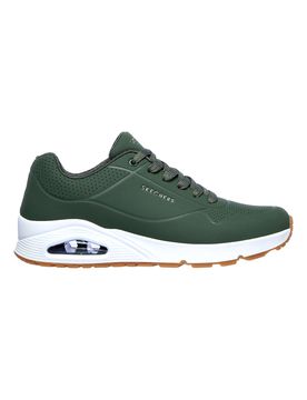 Sneakers verde militare con cuscinetto ad aria e soletta memory foam UNO Stand On Air 41