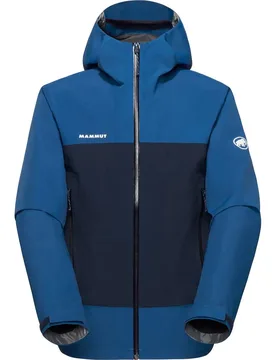Crag HS Hooded Herren Funktionsjacke, blau XL - Mammut - FashionsVida