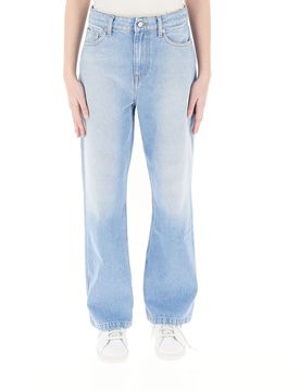 Jeans wide leg AZZURRO CHIARO L