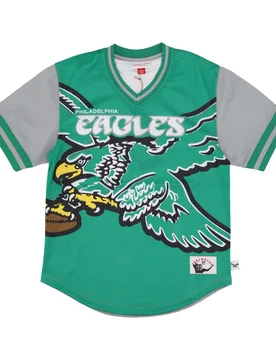 Casacca Uomo Nfl Jumbotron 3.0 Mesh V-neck Phieag Multi/white - Mitchell & Ness - FashionsVida