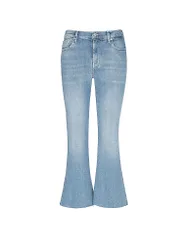 Jeans Coupe Évasée CROPPED DOJO bleu 31