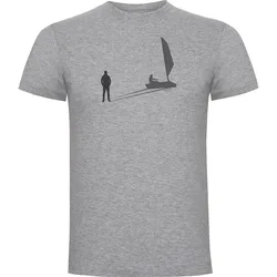 Shadow Sail Short Sleeve T-shirt Heather Grey 3XL Men