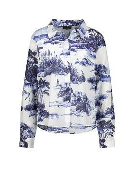 Monari Blusa camisera blanco 40