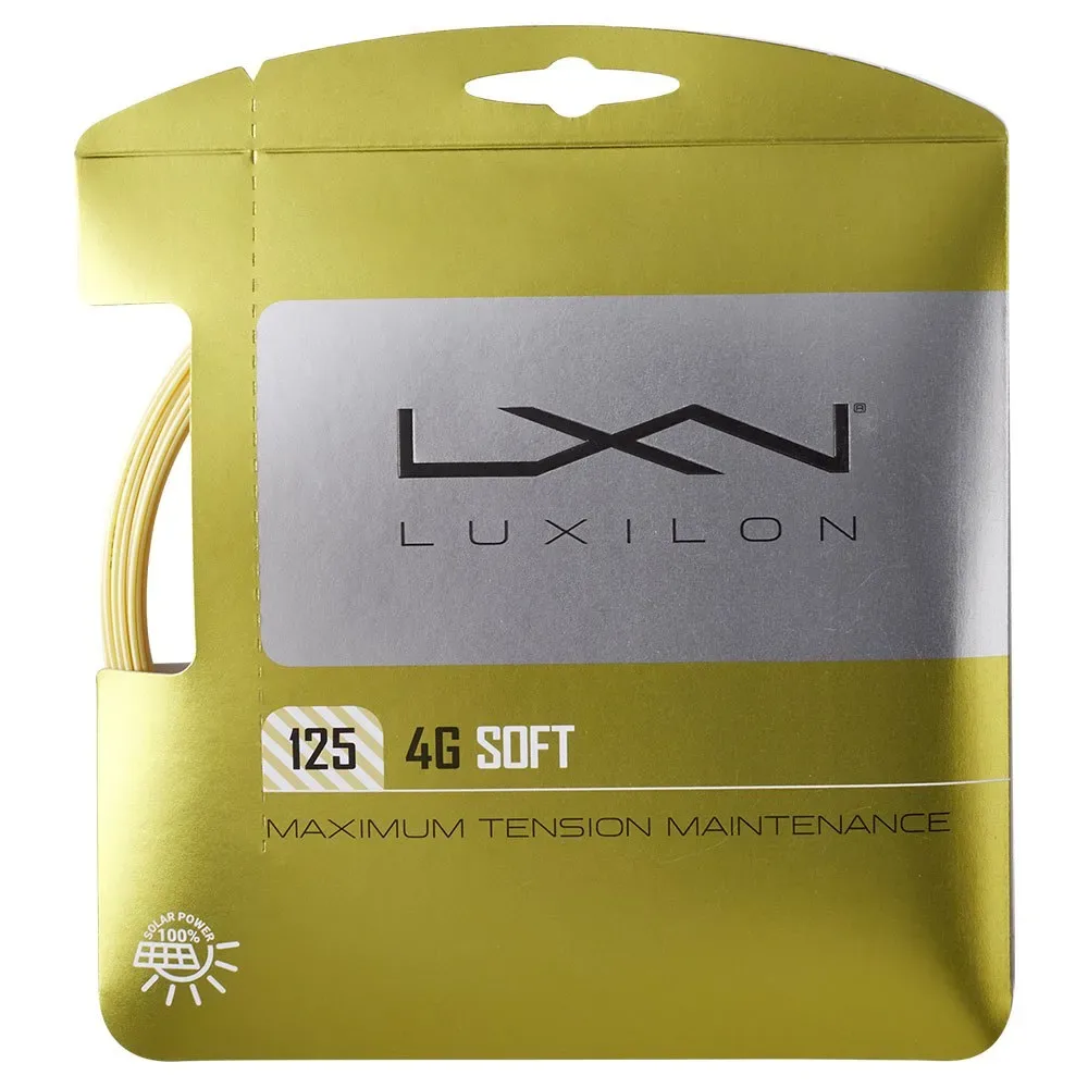 G Soft 12.2 M Tennis Single String Gold 1.25 mm - Luxilon - FashionsVida
