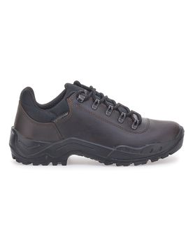 Scarpe trekking basse Marroni impermeabili con suola dentellata 368613 40