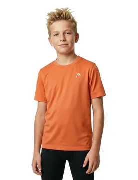 Slice Ii Short Sleeve T-shirt Campfire Orange 152 cm - Head Racket - FashionsVida