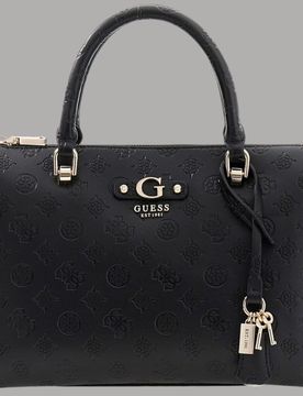 Borsa a Mano e Tracolla Dita Logo 4G Peony Similpelle Nero