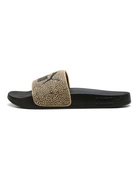 Ciabatte da Piscina nere con fascia animalier Leadcat 2.0 Topcat 38