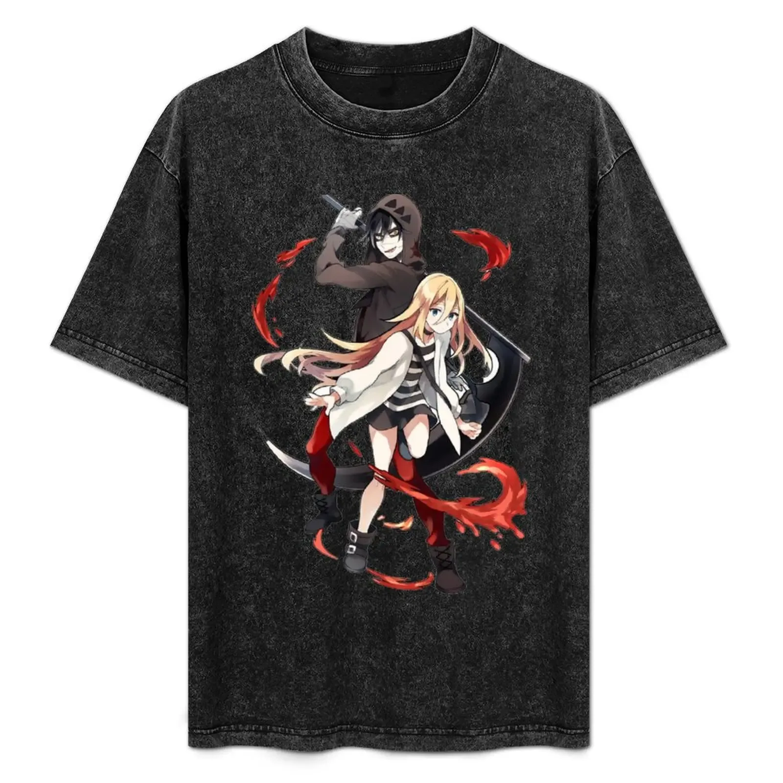 Angels Of Death T-Shirt Basic Solid Color Casual Tee Shirt - Aliexpress - FashionsVida