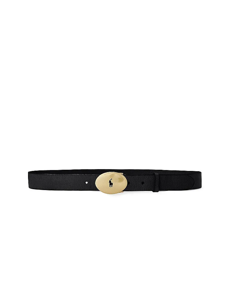 Cinturón de cuero negro XS - Ralph Lauren - FashionsVida