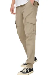 Mens Hose - Beige Cotton - Size 32w/29l
