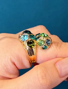 Vintage Gradient Green Crystal Rings For Woman Luxury Jewelry Girls Fashion Party Brand High Quality Gift Trending 2026 Wedding - Aliexpress - FashionsVida