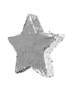 Partyspiel Stern Piñata silber - FOLAT BV - FashionsVida