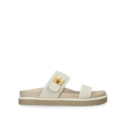 Womens Suede Take Two Beige Sandals - Size Uk 6