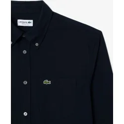 Camisa de hombre oxford de corte regular de manga larga