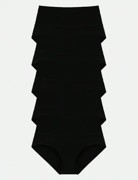 Piezas de Bragas de algodón transpirables de talle medio para mujer - Shein - FashionsVida