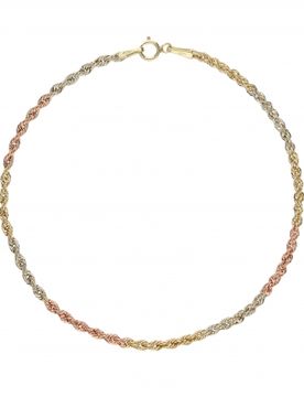 Bracciale Donna Oro Bianco Giallo Rosa GL101705