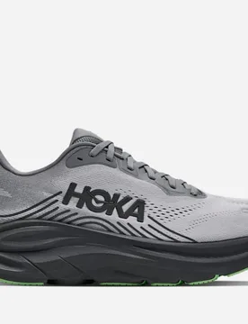 Men's Clifton 11 Road Running Shoes in Galactic Grey/Stardust, Size 13.5 - HOKA - FashionsVida