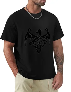 Celtic Knots Dragon Symbol T-Shirt Plus Size Outdoor Casual Top - Aliexpress - FashionsVida