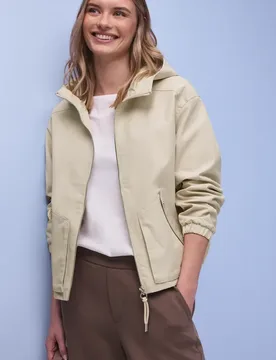 Street One Kurze Jacke female Beige - Street One - FashionsVida