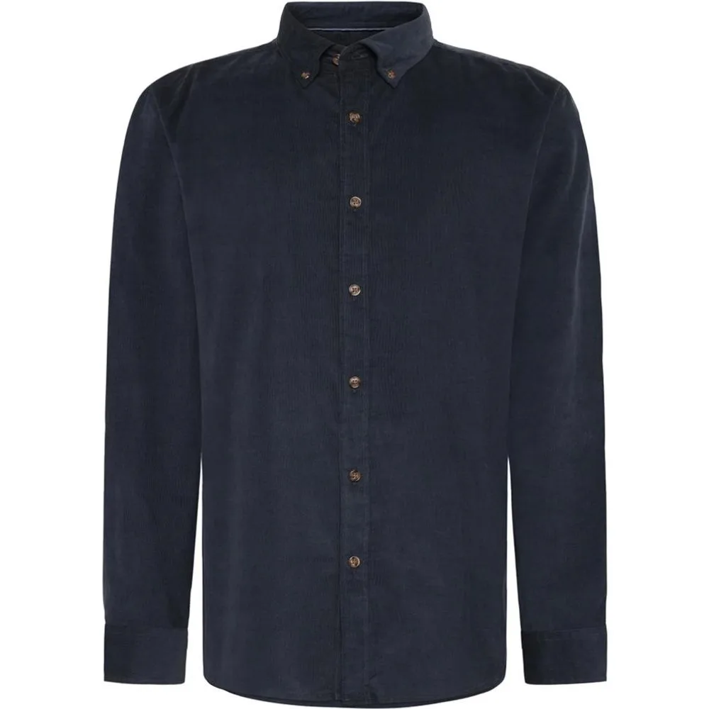 Camisa de hombre modern fit corduroy lisa - Pierre Cardin - FashionsVida