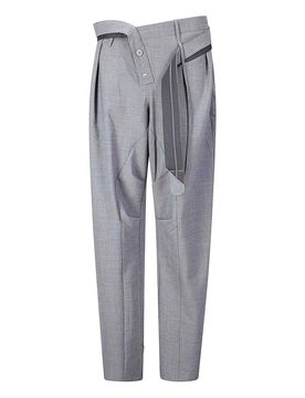 Pantaloni larghi con cinturino