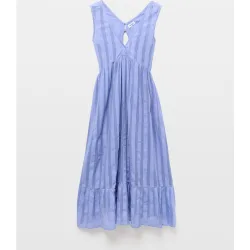 Vestido liso sin manga